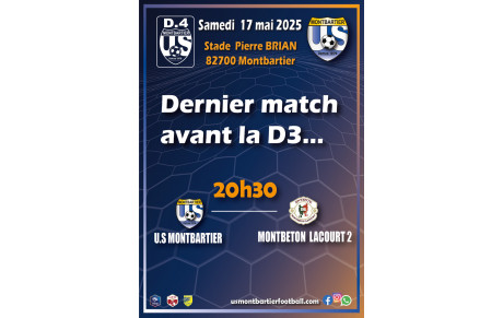 Match de la montée pour l'équipe séniors 2